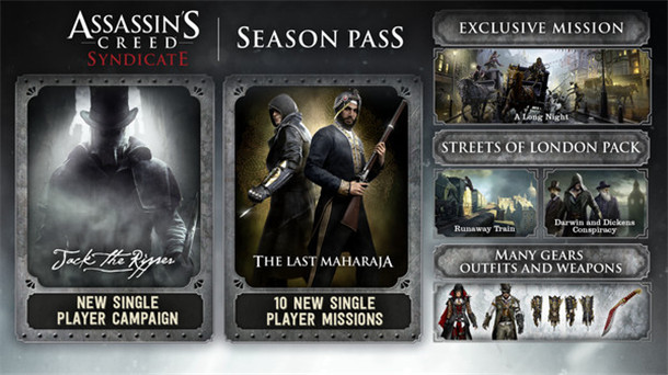 刺客信条：枭雄 季票 Assassin's Creed Syndicate - Season Pass 杉果游戏 sonkwo