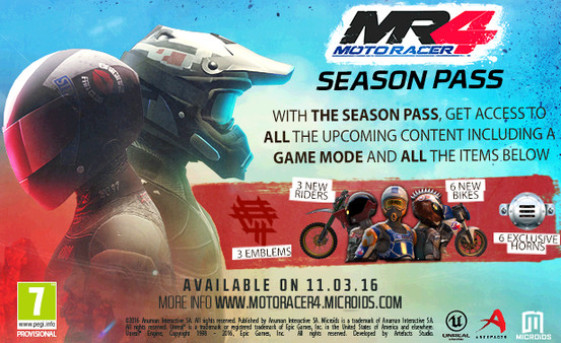 摩托英豪4 DLC季票 Moto Racer 4 - Season Pass 杉果游戏 sonkwo