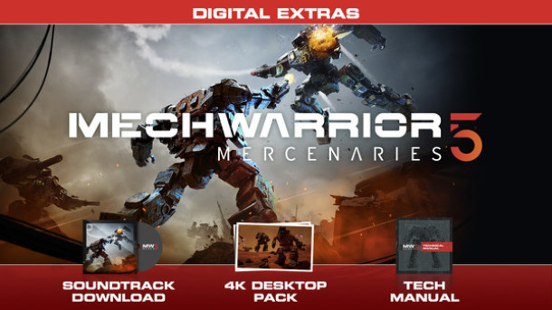 机甲战士5：雇佣兵 - 增强内容包 MechWarrior 5: Mercenaries - Digital Extras Content 杉果游戏 sonkwo